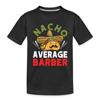 Hairdresser Saying Gift Hair Salon Hairdresser - Kids' Premium Organic T-Shirt - black - Front