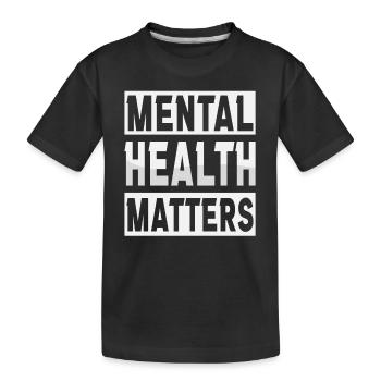 Mental Helth compte - T-shirt bio Premium Enfant - noir - Devant