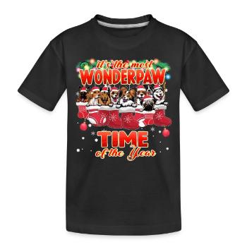 Sweet Dog Breeds - Dog Lover Christmas - Kids' Premium Organic T-Shirt - black - Front