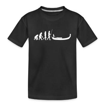 Venise Gondole Italie Venise - T-shirt bio Premium Enfant - noir - Devant