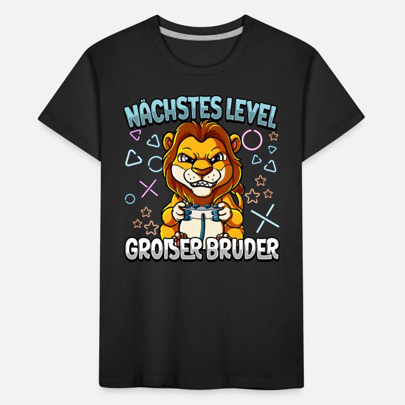 Nächstes Level Großer Bruder Kinder Premium Bio T-Shirt