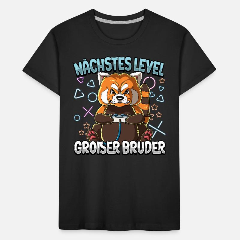 Nächstes Level Großer Bruder Kinder Premium Bio T-Shirt
