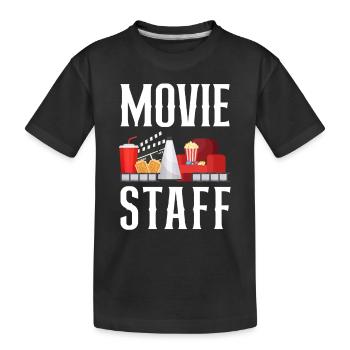 Cinéma Maison - T-shirt bio Premium Enfant - noir - Devant