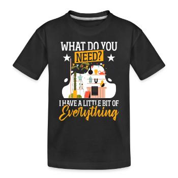 Vendeur d’antiquités d’objets de collection - T-shirt bio Premium Enfant - noir - Devant