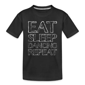 Manger sleep dancing - T-shirt bio Premium Enfant - noir - Devant