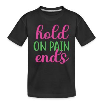 Hold On-pain-ends Santé mentale - T-shirt bio Premium Enfant - noir - Devant