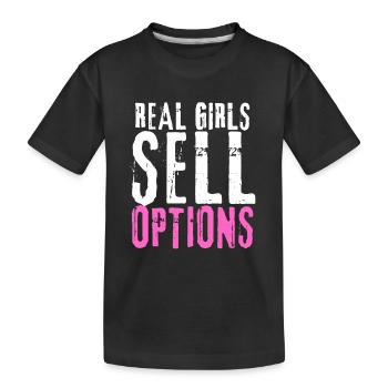 Options Trading Cash Secured Puts Future Forex - T-shirt bio Premium Enfant - noir - Devant