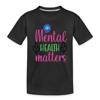Mental Health Matters Citations - T-shirt bio Premium Enfant - noir - Devant