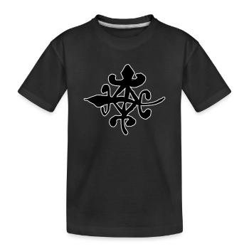 Egypt Ancient Symbol Unity - Kids' Premium Organic T-Shirt - black - Front
