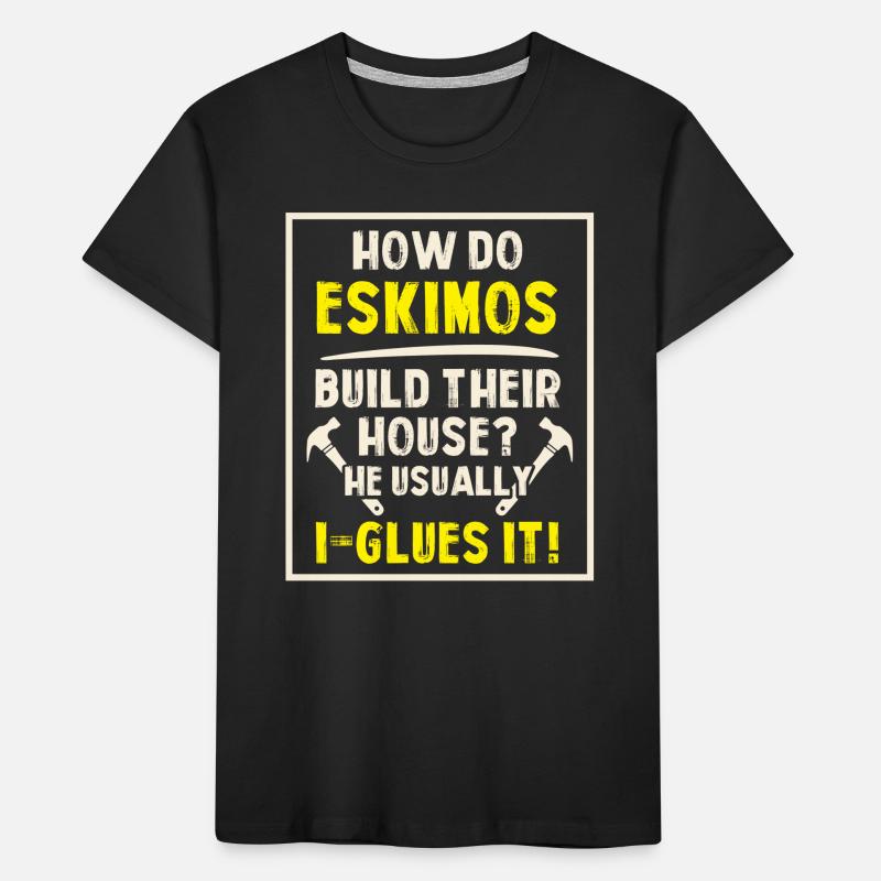 Construction Carpenter Workers Kids' Premium Organic T-Shirt