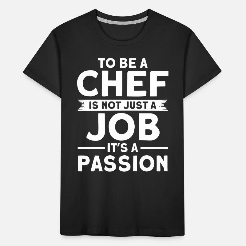 Küchenchef Spruch Geschenk Lustig Koch Kinder Premium Bio T-Shirt
