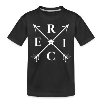 Eric X- Form Motiv Eric Geschenk - Kinder Premium Bio T-Shirt - Schwarz - Vorne
