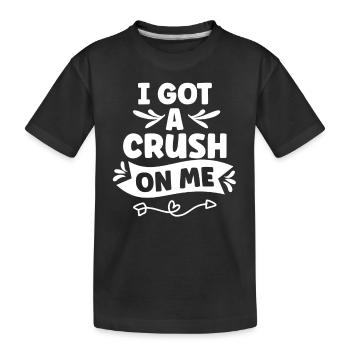 J’ai le béguin pour moi doux amour de soi - T-shirt bio Premium Enfant - noir - Devant