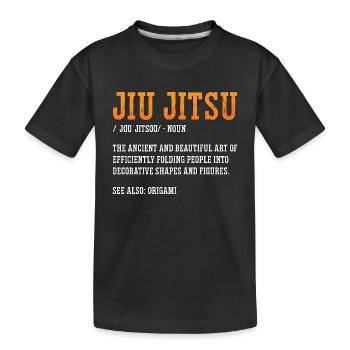Jiu Jitsu Sports de combat Combat Fighter Combat - T-shirt bio Premium Enfant - noir - Devant