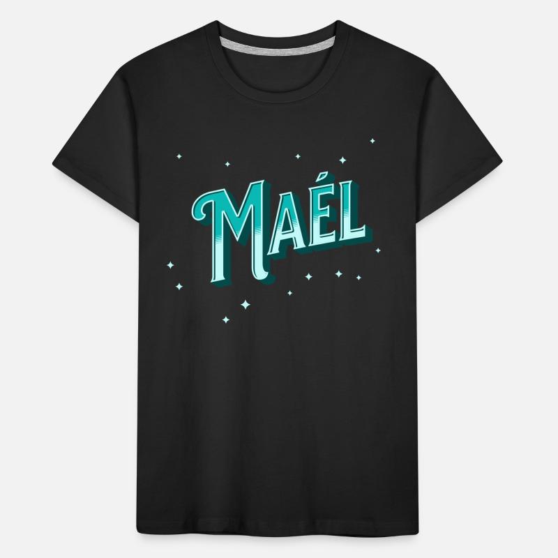 Mael names personalized Kids' Premium Organic T-Shirt