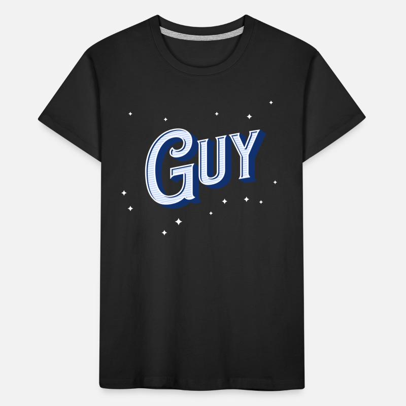 Guy names personalized Kids' Premium Organic T-Shirt