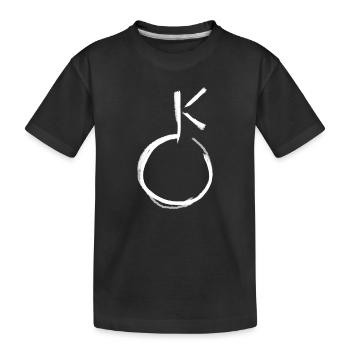 Symbole d’astrologie - T-shirt bio Premium Enfant - noir - Devant