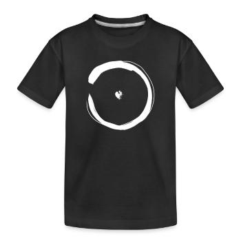 Sun Astrology Symbol - Kids' Premium Organic T-Shirt - black - Front
