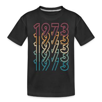 Rights 1973 Defend Roe v Wade Reproductive Rights - Kids' Premium Organic T-Shirt - black - Front