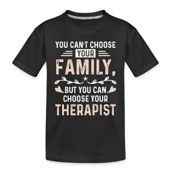 Psychologie du conseil Psychiatres - T-shirt bio Premium Enfant - noir - Devant