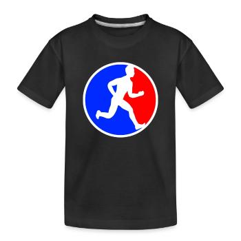Jogging Logo - T-shirt bio Premium Enfant - noir - Devant
