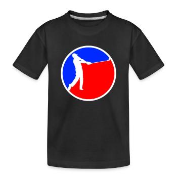 Golf Logo - T-shirt bio Premium Enfant - noir - Devant