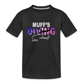 L’école de plongée de Muff - T-shirt bio Premium Enfant - noir - Devant