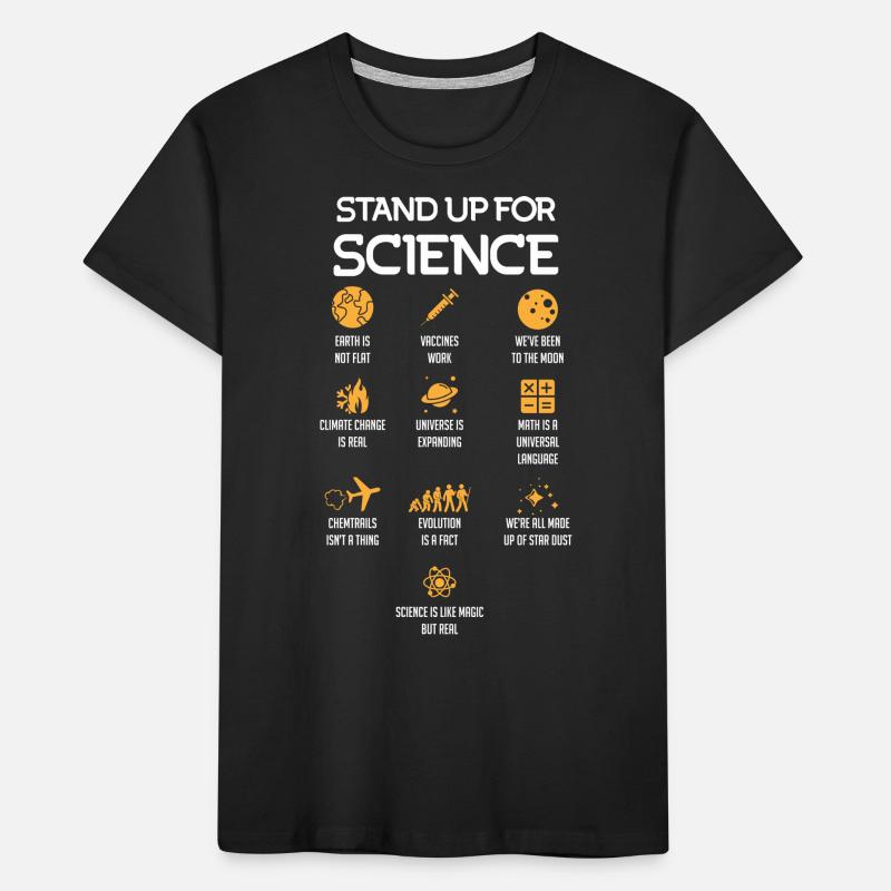 Stand up for science, science Kids' Premium Organic T-Shirt