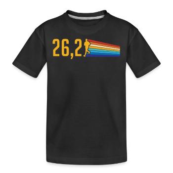 Semi-marathon, marathon, coureur - T-shirt bio Premium Enfant - noir - Devant