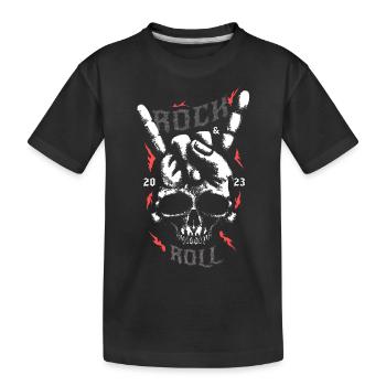 Rock 'n' Roll 2023 - Kids' Premium Organic T-Shirt - black - Front