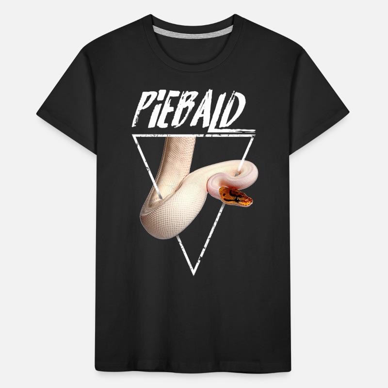 Piebald Ball Python Reptilienpfleger Kinder Premium Bio T-Shirt