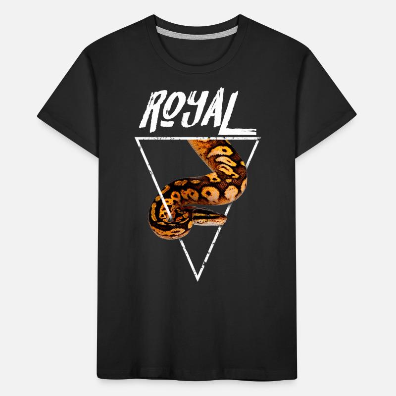 Royal Ball Python Propriétaire T-shirt bio Premium Enfant