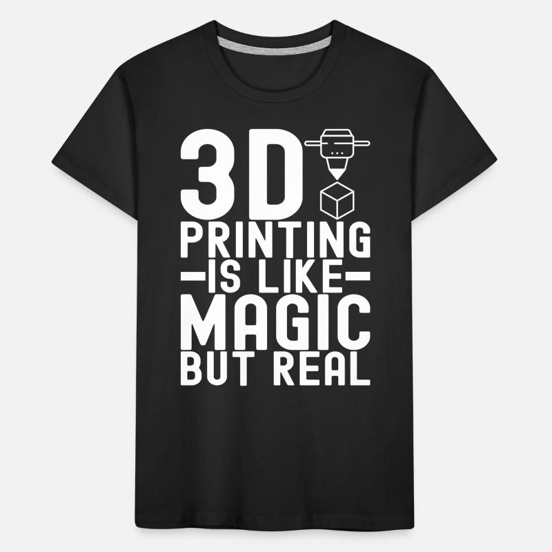 Impression 3D T-shirt bio Premium Enfant