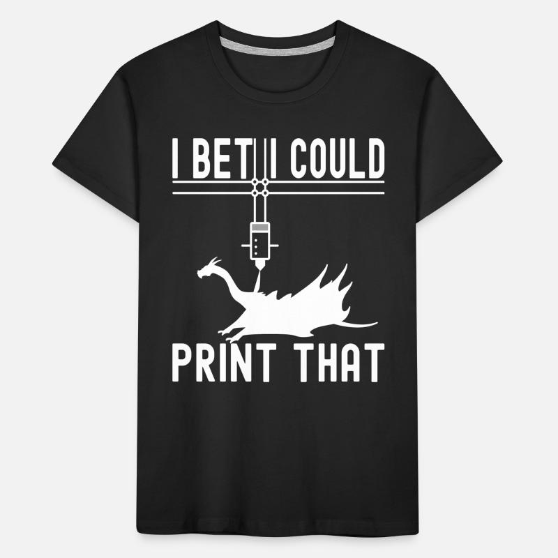 Impression 3D T-shirt bio Premium Enfant