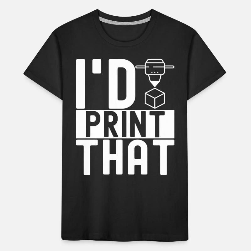 3D printing Kids' Premium Organic T-Shirt