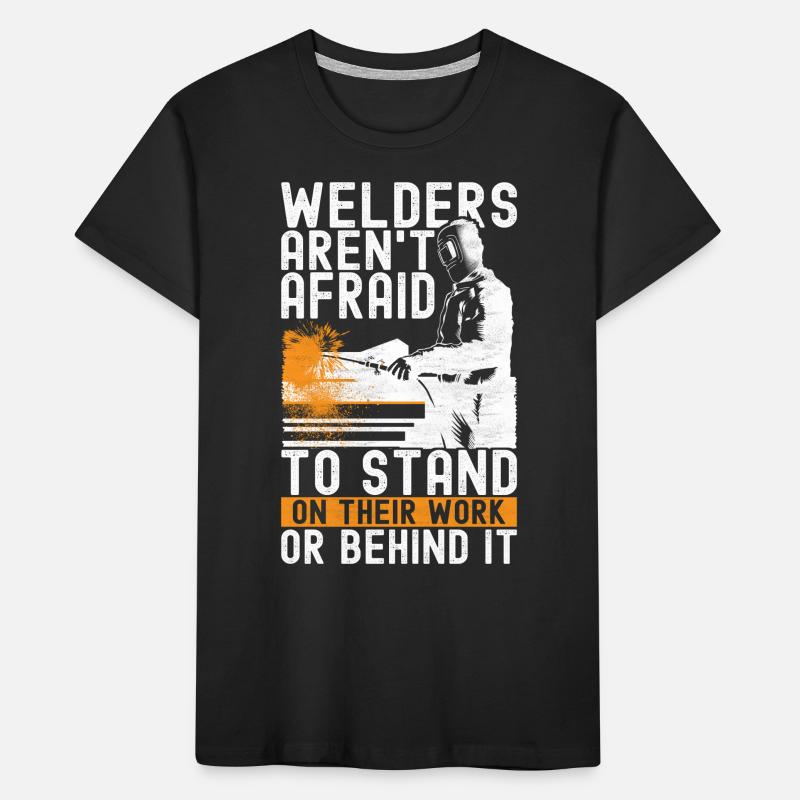 Welders Welding Kids' Premium Organic T-Shirt