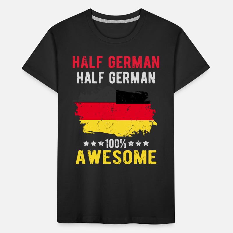 Half German Half German Kids' Premium Organic T-Shirt