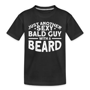 Barbes Dire Barbe Drôle Barbe Cadeau Barbe - T-shirt bio Premium Enfant - noir - Devant