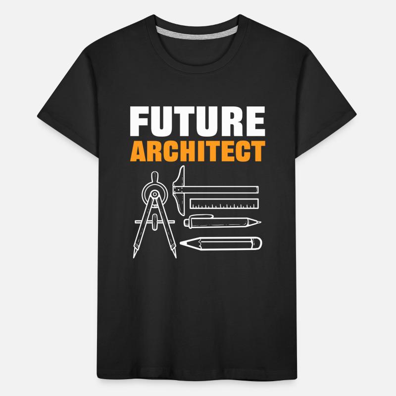 Architecte Architecture Architecture Etudiant Ingenieu T-shirt bio Premium Enfant