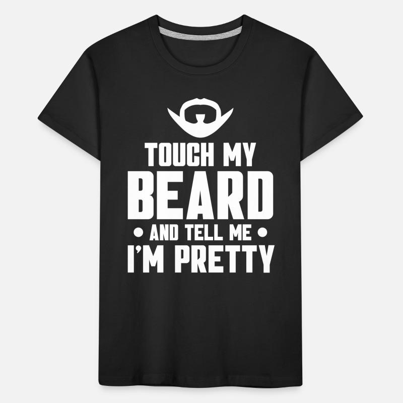 Bärte Spruch Lustiges Bartgeschenk Bart Kinder Premium Bio T-Shirt