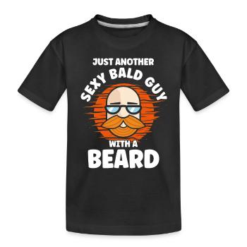 Barbes Dire Barbe Drôle Barbe Cadeau Barbe - T-shirt bio Premium Enfant - noir - Devant