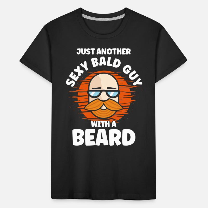 Beards Saying Funny Beard Gift Beard Kids' Premium Organic T-Shirt