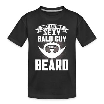 Barbes Dire Barbe Drôle Barbe Cadeau Barbe - T-shirt bio Premium Enfant - noir - Devant