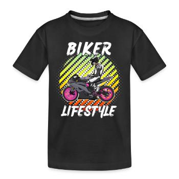 Moto Lifestyle / Moto / Moto motard - T-shirt bio Premium Enfant - noir - Devant