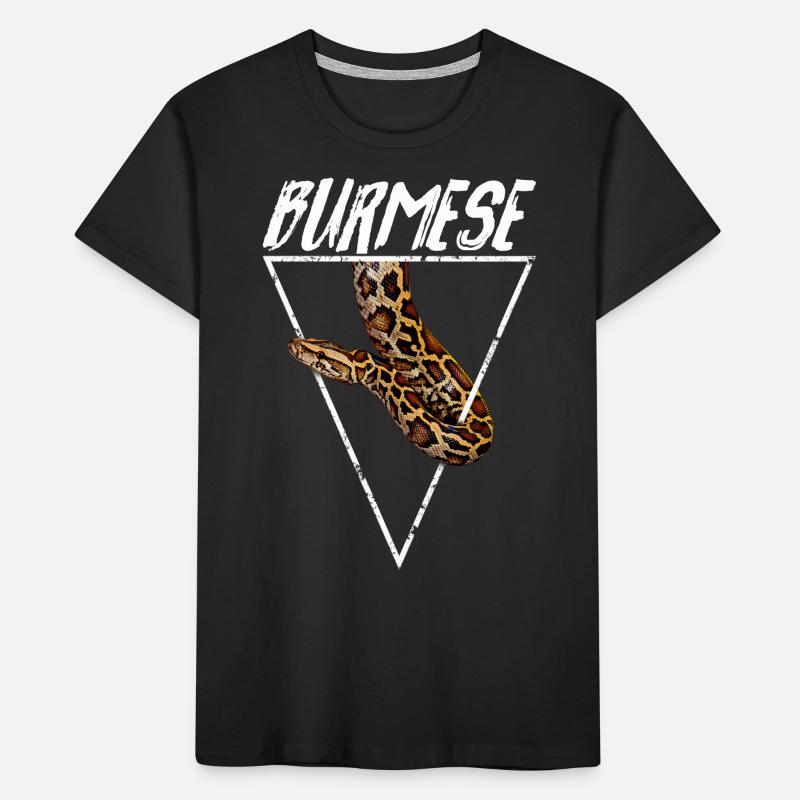 Propriétaire Python Birman Géométrique T-shirt bio Premium Enfant