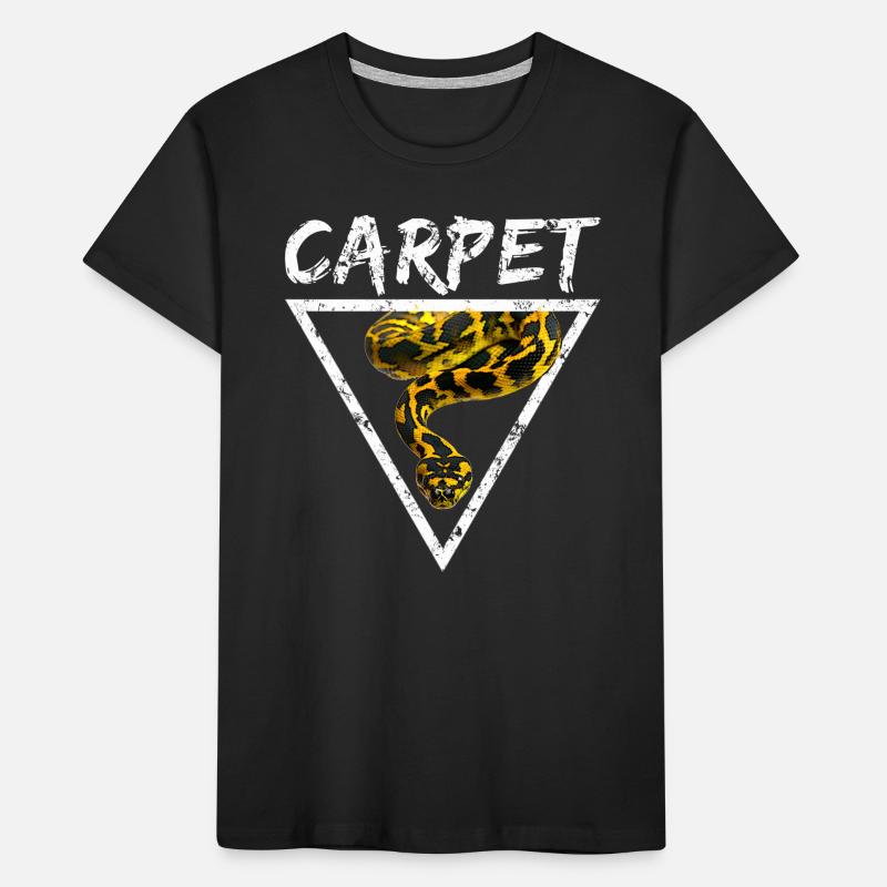Carpet Python Geometric Snake Owner Kids' Premium Organic T-Shirt