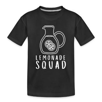 Vendre Lemonade Stand Boss Juice Business Citron - T-shirt bio Premium Enfant - noir - Devant
