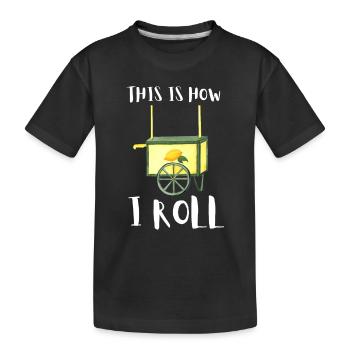 Vendre Lemonade Stand Boss Juice Business Citron - T-shirt bio Premium Enfant - noir - Devant