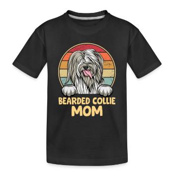 Bearded Collie Gift Chiens - T-shirt bio Premium Enfant - noir - Devant