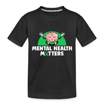 Mental Health Matters - Kinder Premium Bio T-Shirt - Schwarz - Vorne